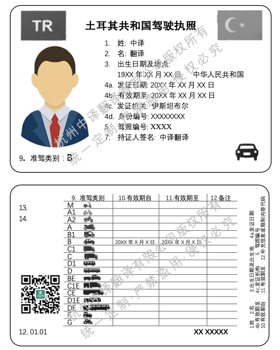 土耳其駕照翻譯成中文車(chē)管所換中國(guó)駕照.png